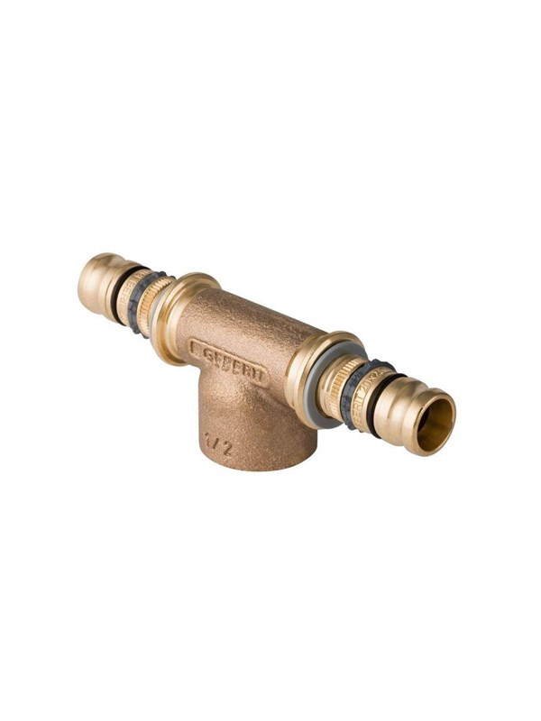 Geberit Mepla T-stuk met vrouwelijke draad: d=26mm rp=1/2 d1