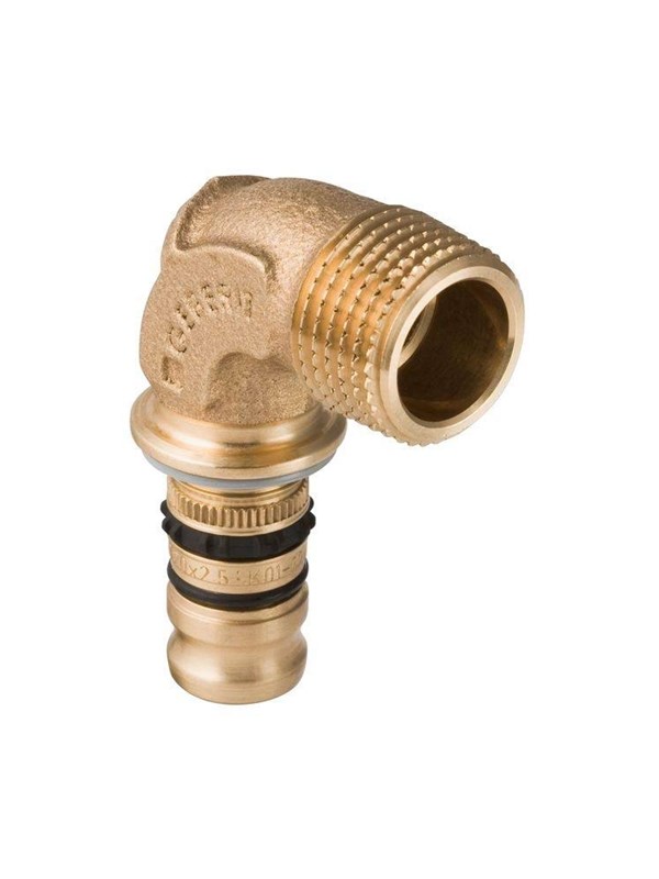 Geberit mepla bend adapter 90° with male thread: d=32mm r=1