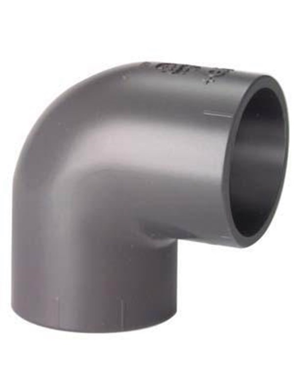 +GF+ Elbow 90° polyvinylchloride pn16 d90