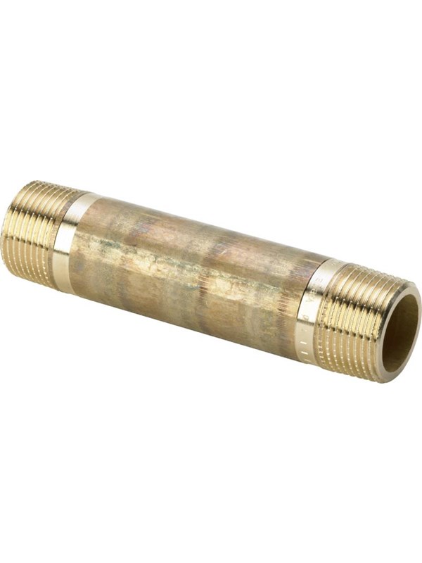 Viega Lange nippel, R 11/2, L 120 rood koper of siliciumbrons Model 3530, 319786