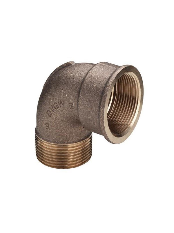 Viega Elleboog 90° vrouwelijk/mannelijk 112 gunmetal