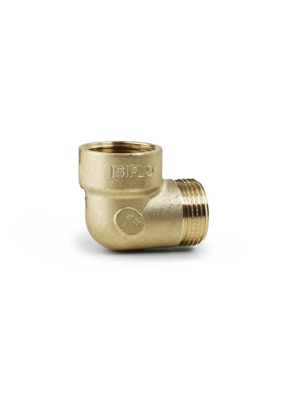 Isiflo Elbow brass 90° female/male 14
