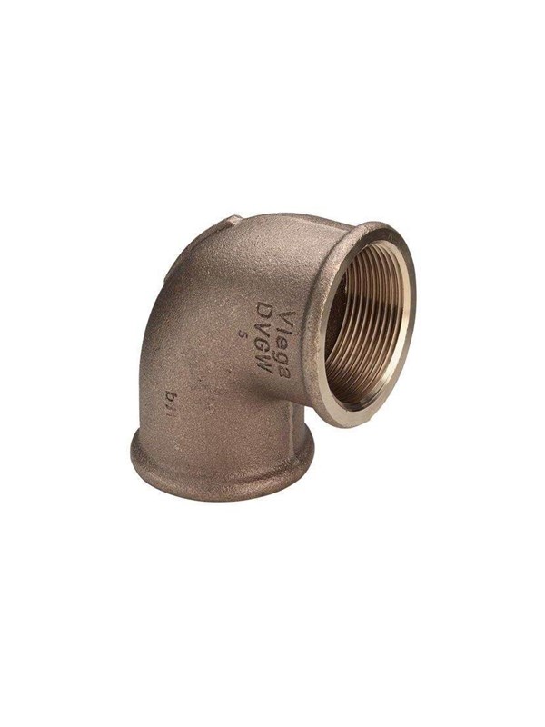 Viega Elleboog 90° vrouwelijk/vrouwelijk 2 gunmetal