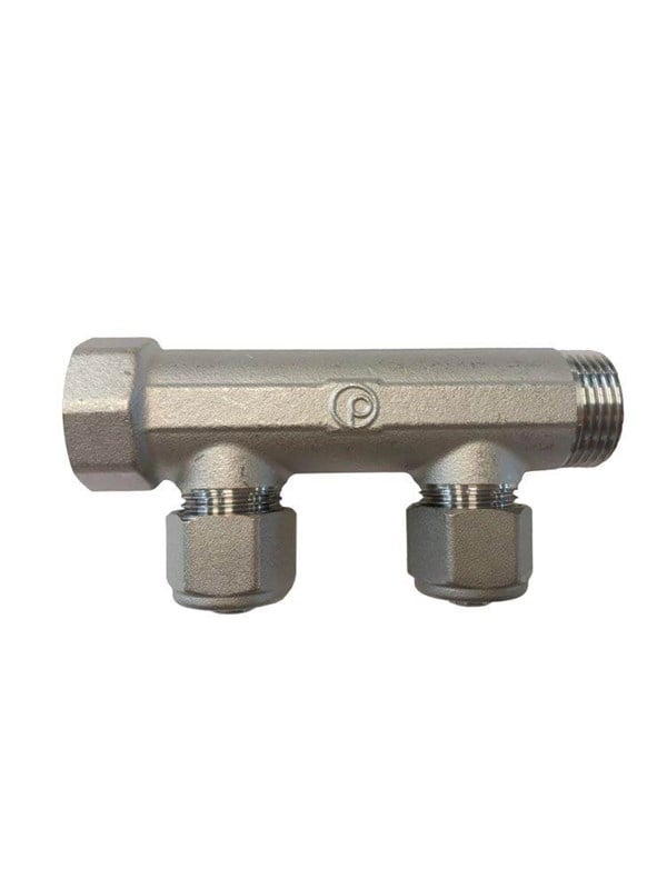Pettinaroli Manifold cc50 tea 2 outlets 15/10 bi-502xt