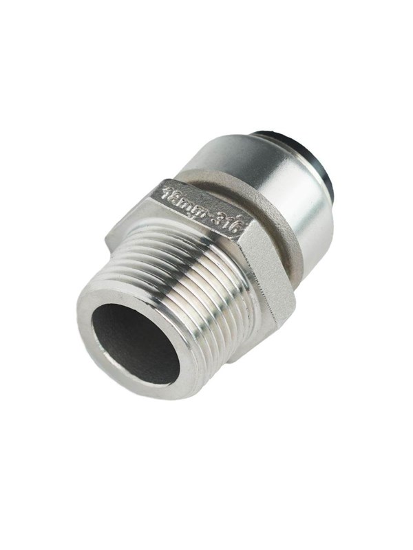 Roth straight male connector 15 mm x 1/2"