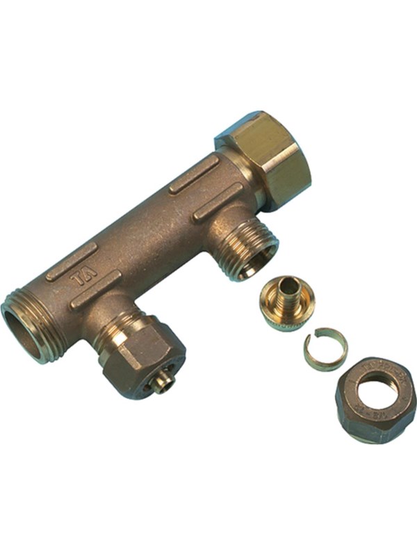 Uponor manifold male female thread pex wtr dr 3/4mt/ft 4x15 c/c50mm