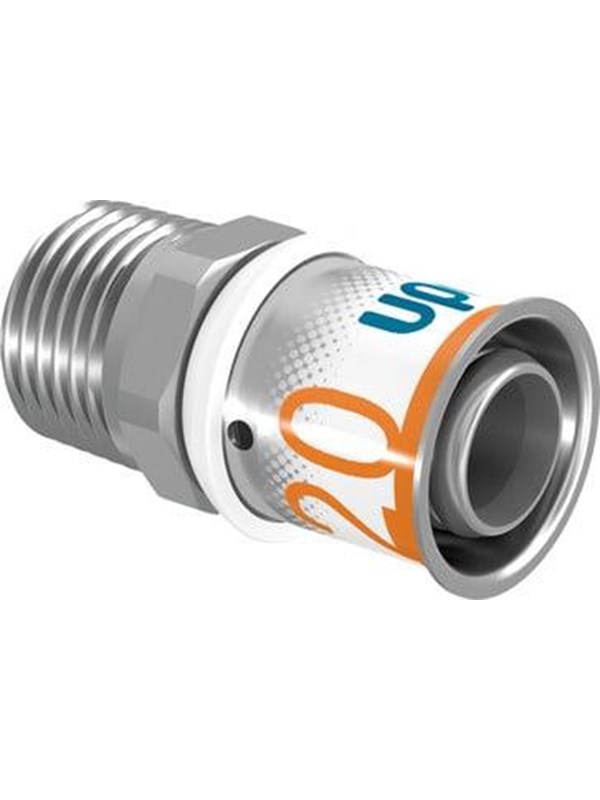 Uponor s-press plus AV / multimedia paneel male thread 20 mm x 12