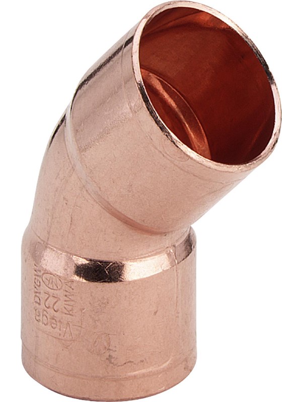 Viega elbow 45° for F 18 mm Koper