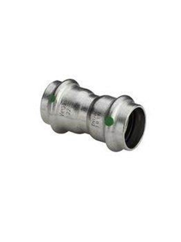 Viega Sanpress inox coupling 28 mm Roestvrij Staal