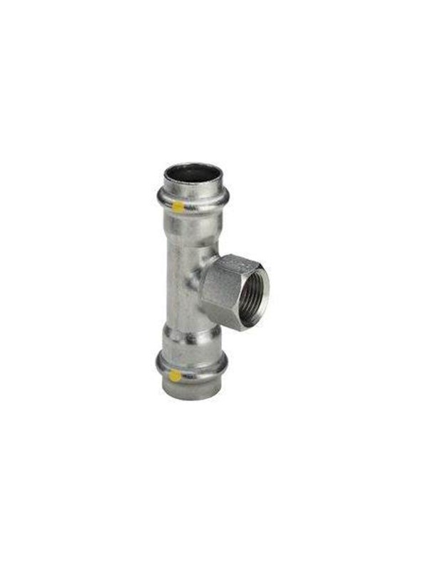 Viega Sanpress inox T-stuk 54 mm x 12 x 54 mm
