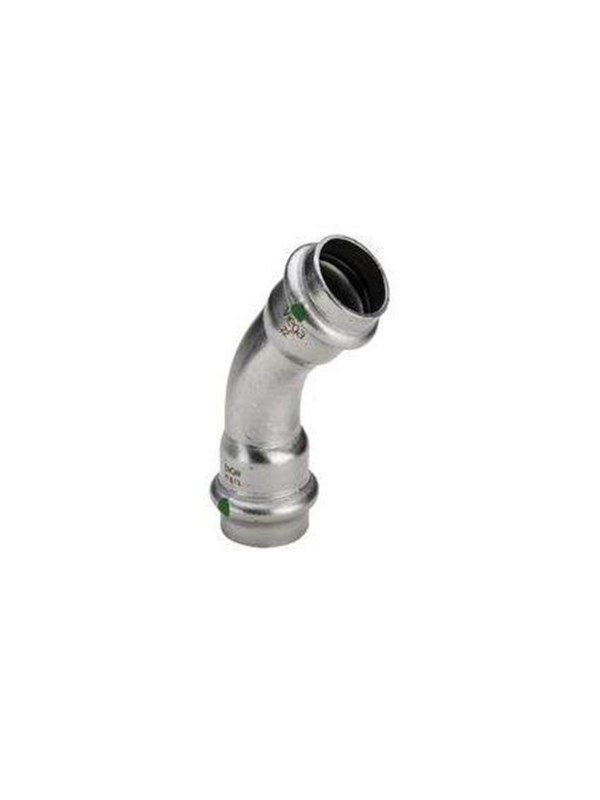 Viega sanpress inox elleboog 45° 28 435806