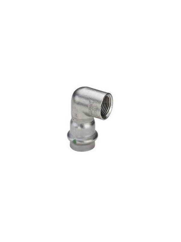 Viega Sanpress inox AV / multimedia paneel elbow 90° 22 mm x 34