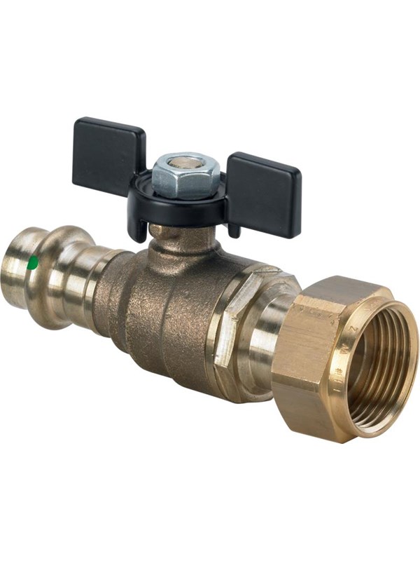 Viega Easytop ball valve 22 mm x 3/4" gunmetal