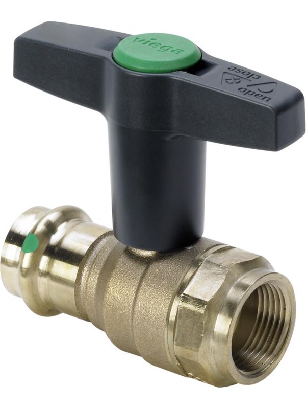 Viega Easytop kogelkraan 28 mm x 1