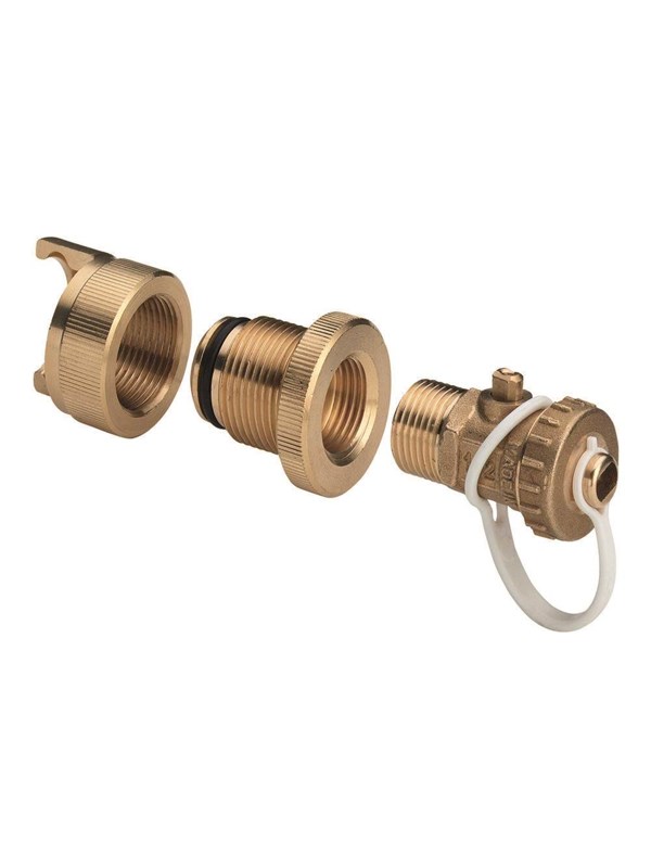 Viega Sanpress inox forcing plug 28 mm Messing