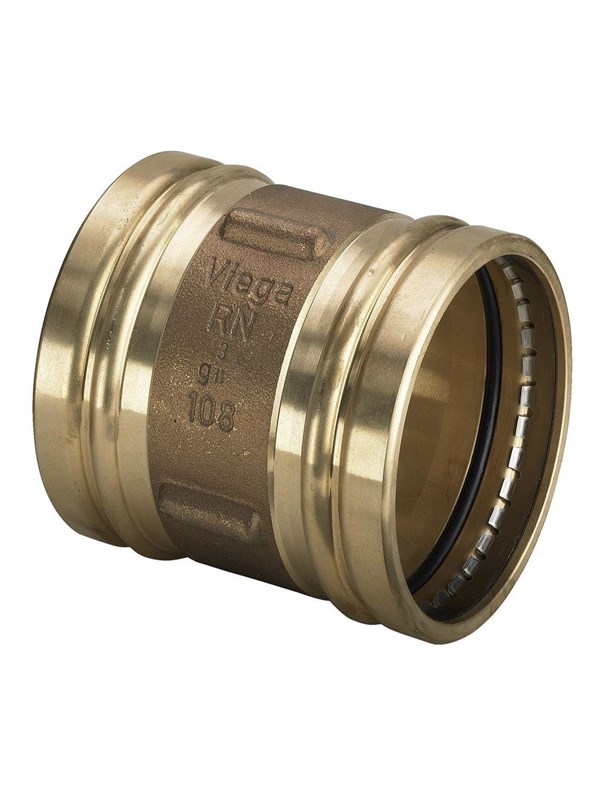 Viega Sanpress xl koppeling 76,1 mm bronskleurig