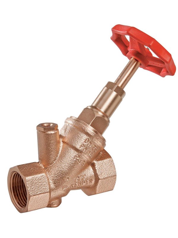 Kemper 1 1/4 weser stop valve