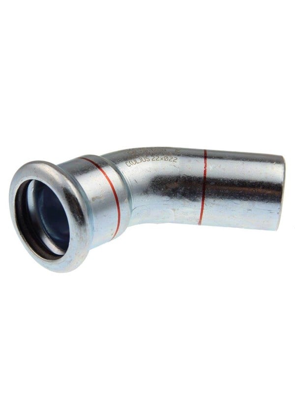 Vsh Fabrieken Xpr Carbon elbow 45 deg. fø 35