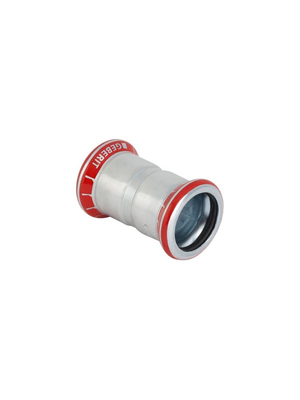 Mapress C- Staal Fitting met 2 aansluitingen