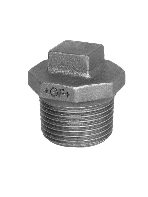 Georg-Fischer Plug beaded Zwart 1/4