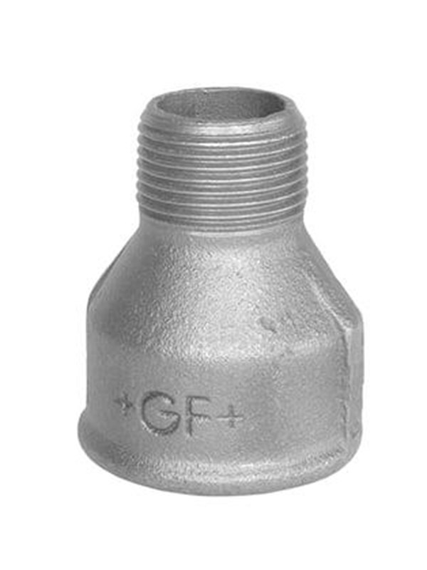 +GF+ Socket Zwart reducing for m 1/2 x 1/4