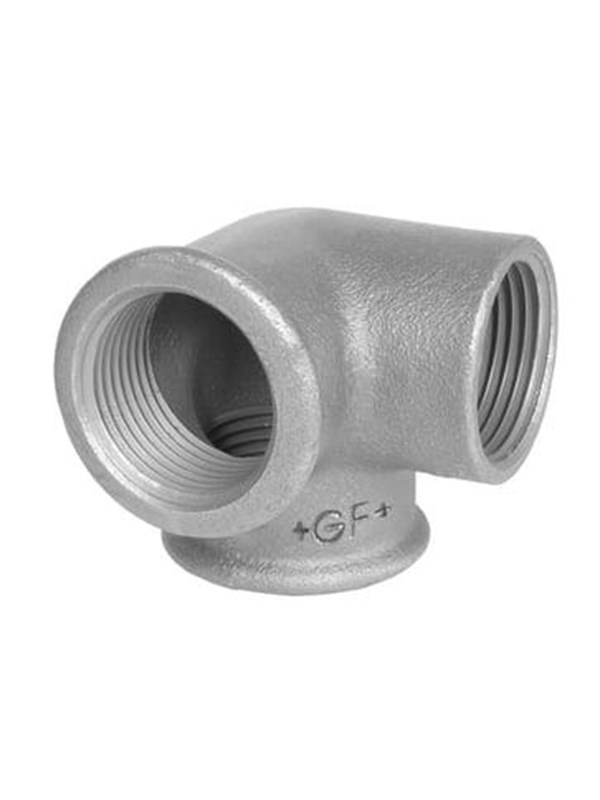 +GF+ Elbow Zwart side outlet 3/4