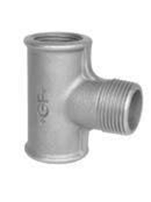 +GF+ Tee galvanized for med f 3/4