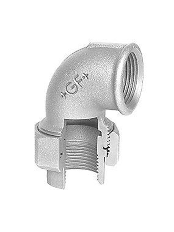 +GF+ Union elbow galvanized conical for F 1 1/4
