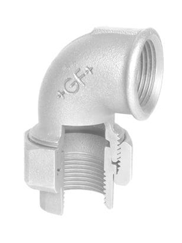 +GF+ Union elbow galvanized conical for f 1