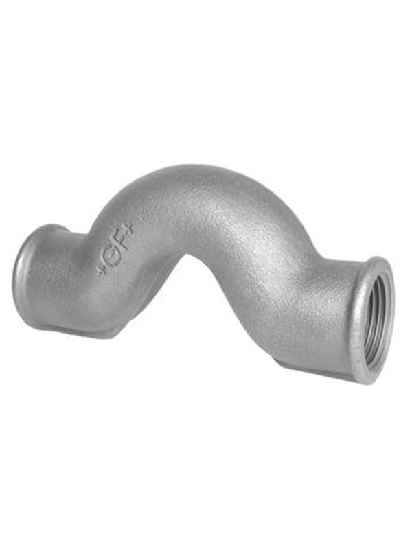 +GF+ Crossover bend black for f 1 x 1