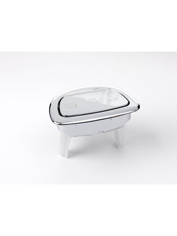 Ifö sign double flush blank chromed