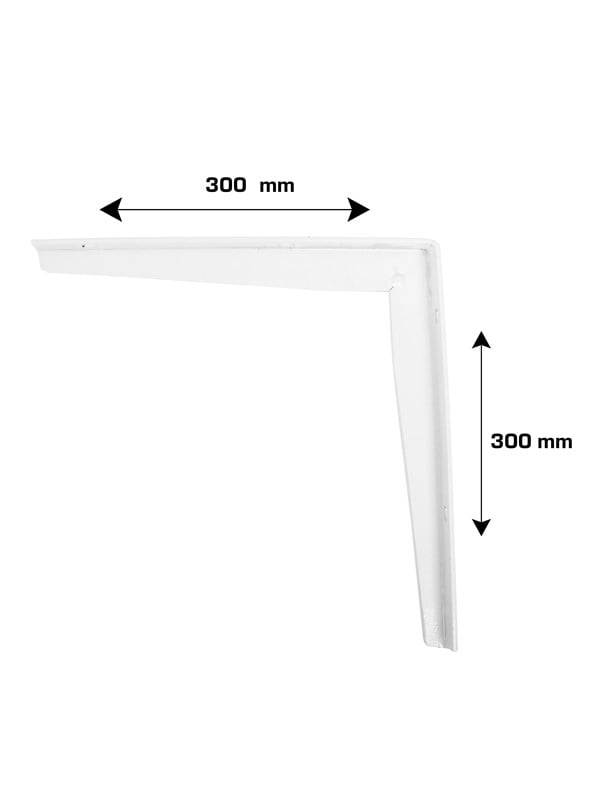 Home>it Shelf bracket T-profile 300 x 300mm - Wit