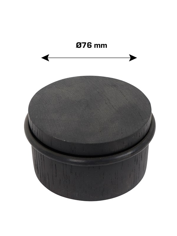 Home>it Door stopper Ø76 mm - Zwart oak