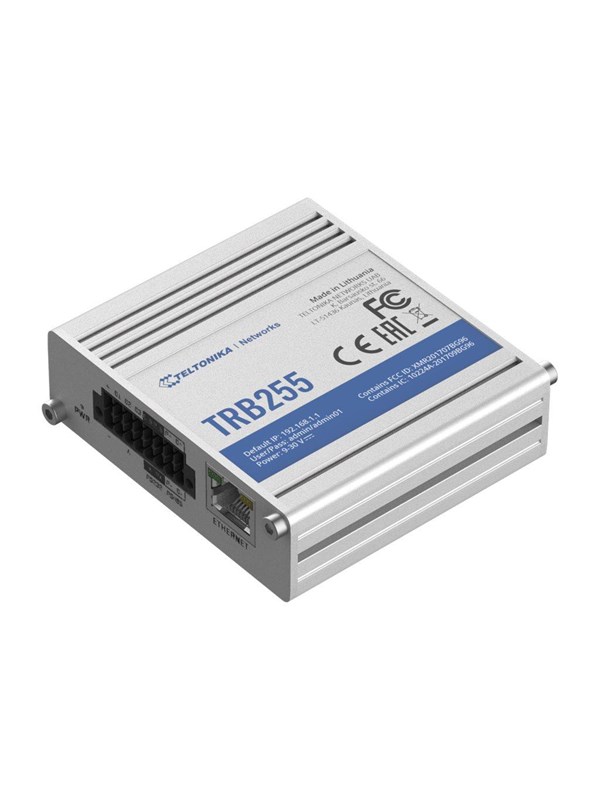 Teltonika TRB255 - Gateway - 100Mb LAN, RS-232, RS-485 - LTE - 4G - Gleichstrom (TRB255000000)