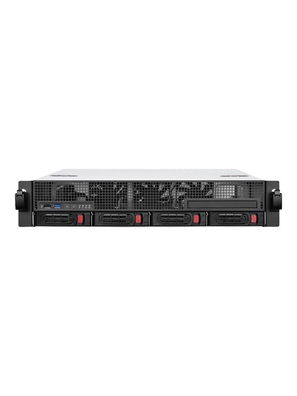 SilverStone RM21-304 - Case - Server (Rack) - Silver