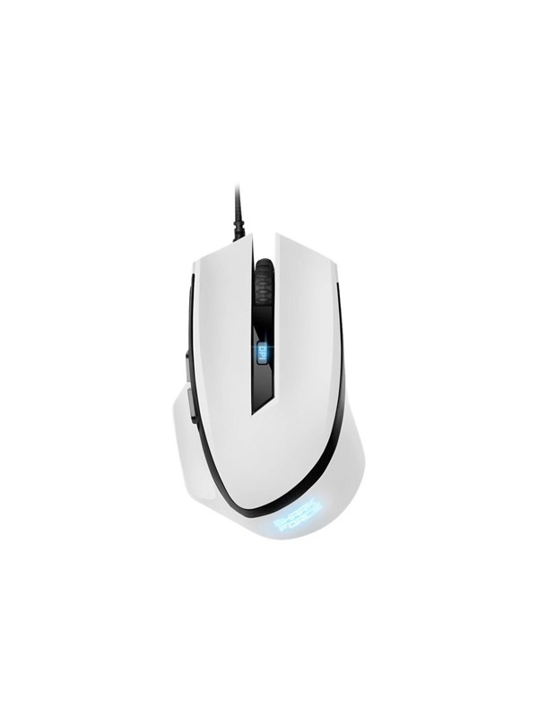 Sharkoon SHARK Force II white OPT U - Muis - Optisch - 6 knoppen - Wit