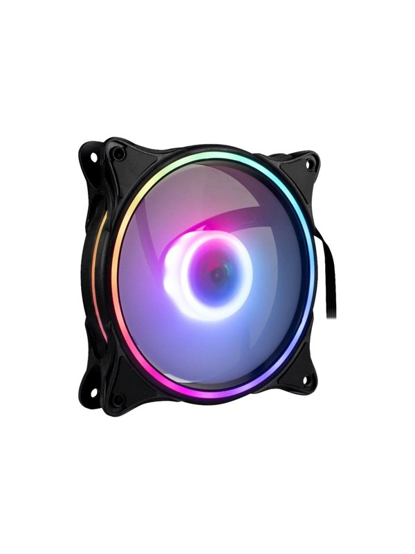 Inter-Tech Argus RGB-FAN SET RS-08 - Case ventilator - 120mm - Black
