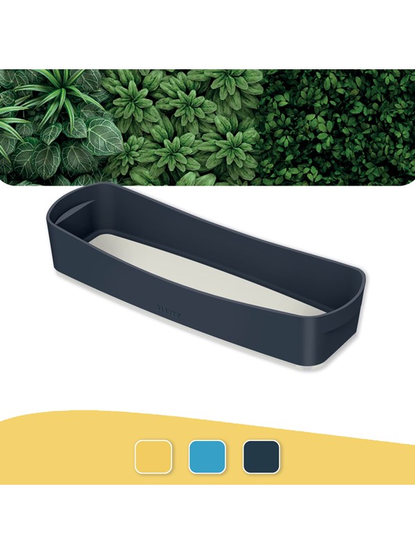 Leitz MyBox Cosy Sorteertray Lang Fluweel grijs