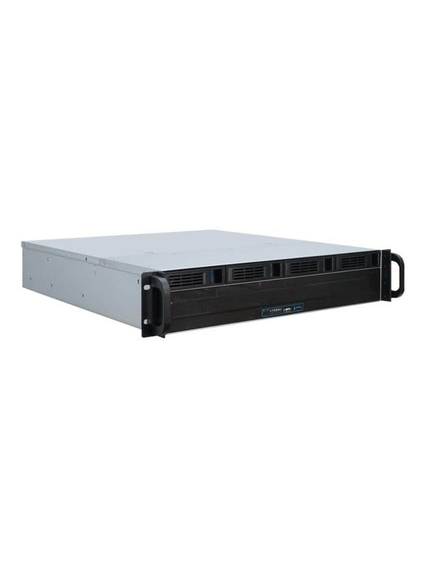 Inter-Tech IPC 2U-2404L - Case - Server (Rack) - Zwart