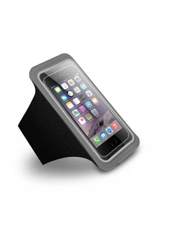ConnecTech sports armband for iPhone. Zwart