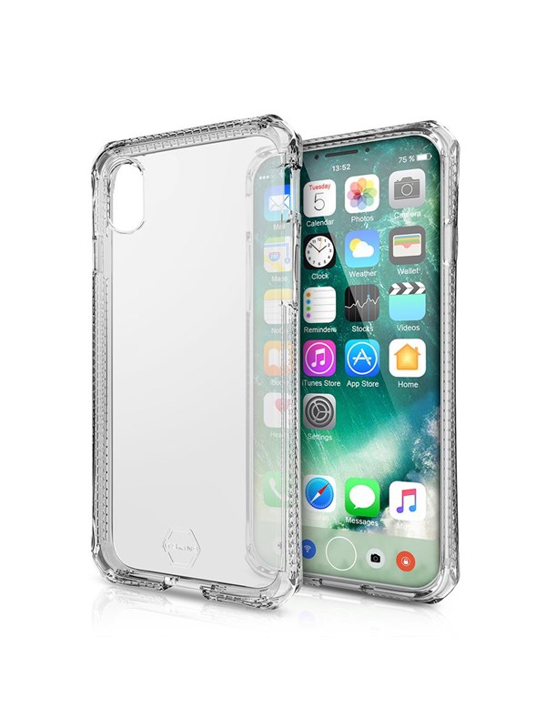 ITSkins Spectrum cover voor Apple iPhone X/Xs- Level 2 bescherming - Transparant