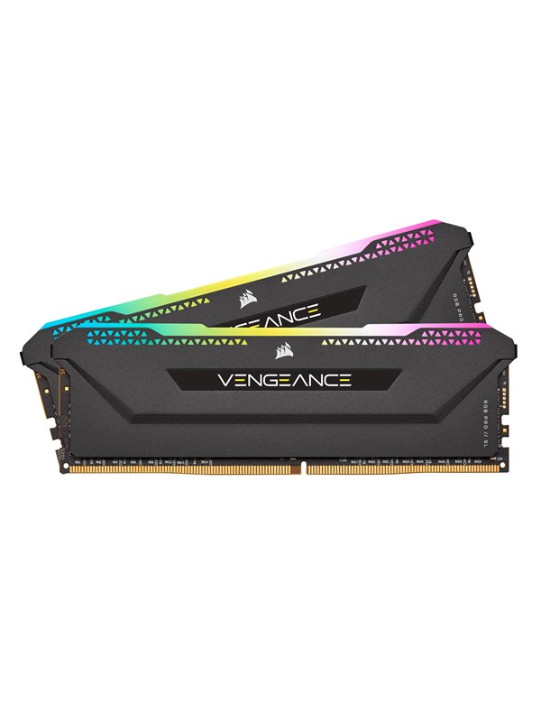 Corsair Vengeance RGB PRO SL DDR4-3200 - 32GB - CL16 - Dual Channel (2 pcs) - Intel XMP - Zwart met RGB