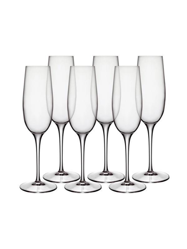 Luigi Bormioli Palace - Champagneglas - 23,5 cl - 6 stuks