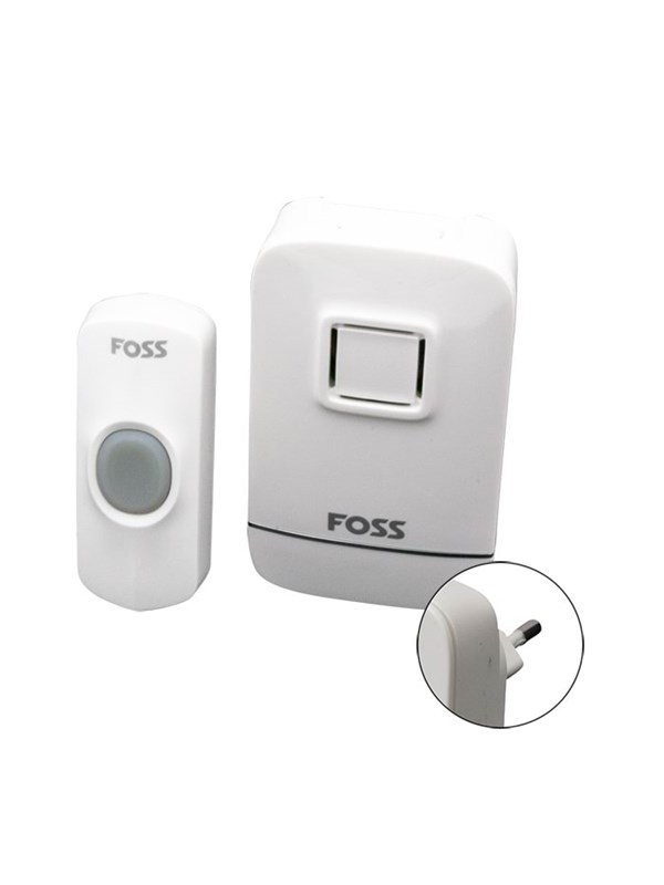 Foss Europe Trend door bell value white plug in