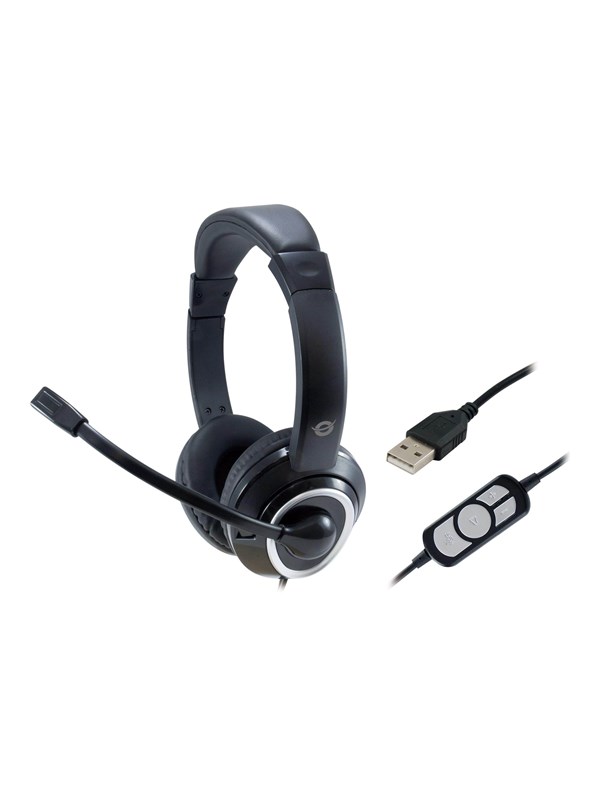 Headphones Conceptronic POLONA Black