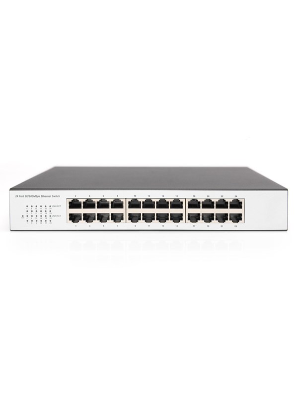 DIGITUS 24-Port Fast Ethernet Switch Unmanaged