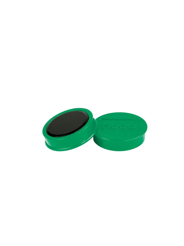 Nobo Magnetic Whiteboard Magnets 10 pack 38mm Coloured Magnets Green