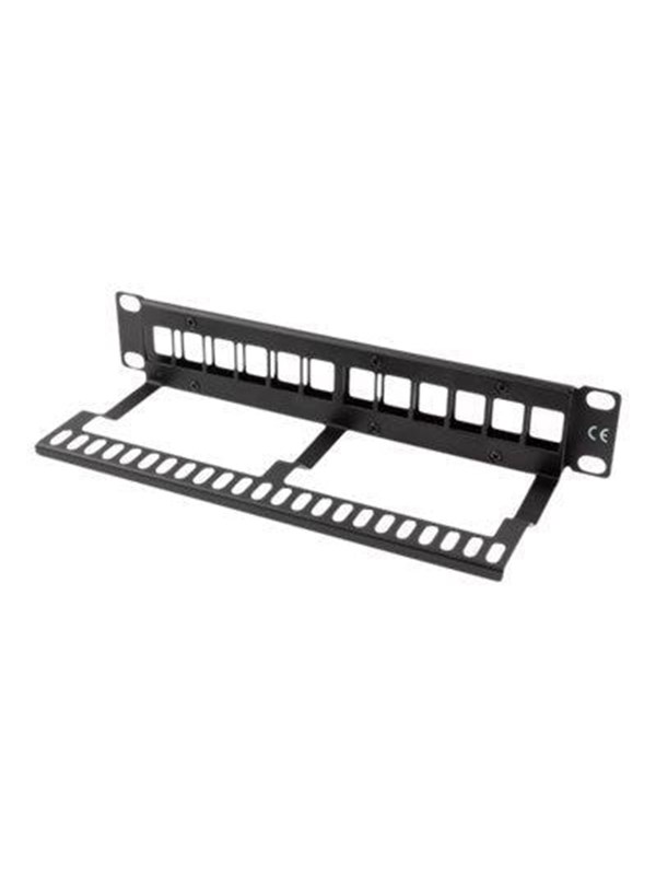Lanberg PPKS-9112-B - patchpaneel (leeg) - 1U - 10