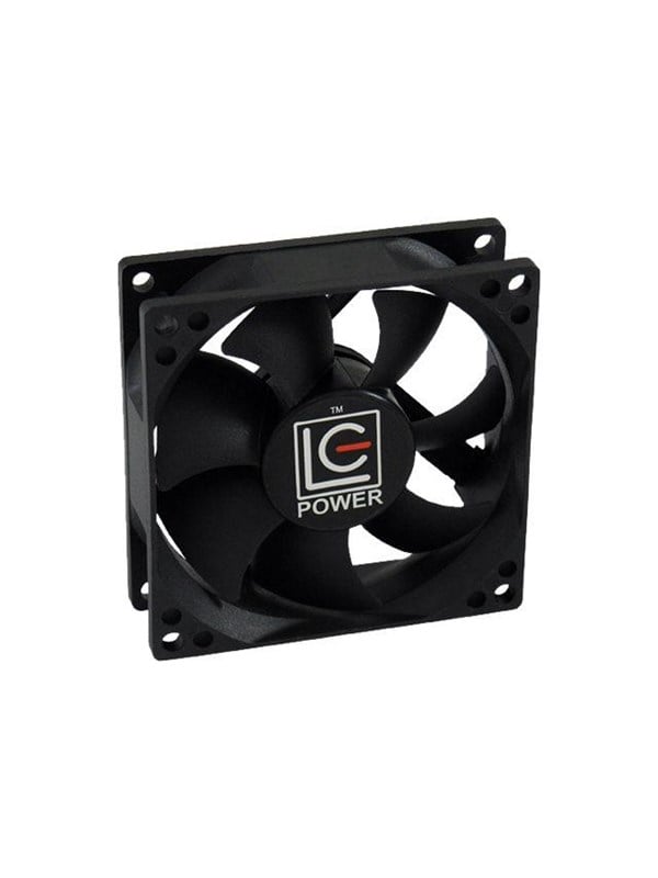 LC Power case ventilator - Case ventilator - 80mm - Black