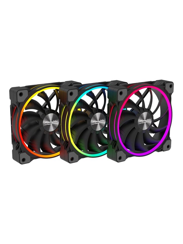 Alpenföhn Wing Boost 3 ARGB High Speed: Vleugel Boost 3 ARGB Hoge Snelheid - Case ventilator - 120mm - Black